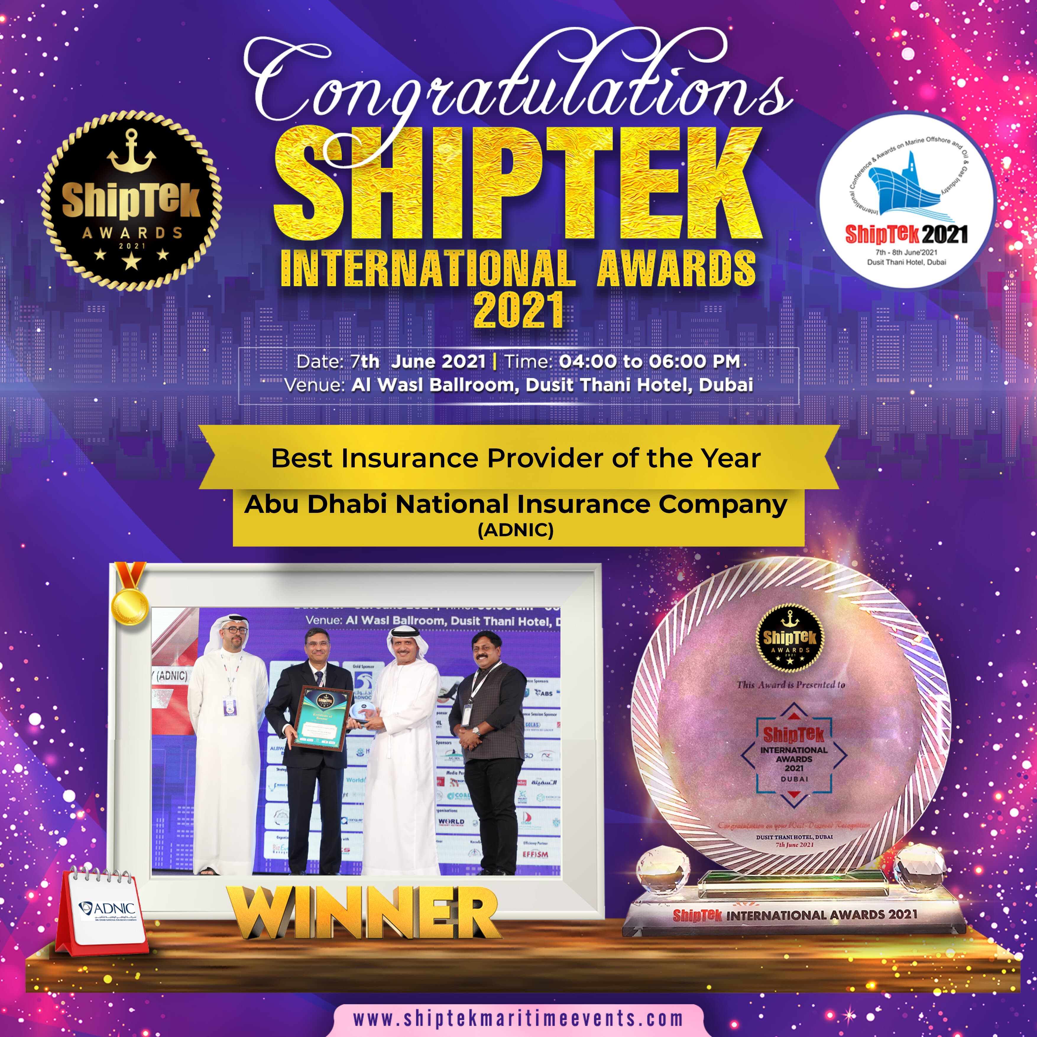 ShipTek2021 Winners
